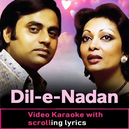 Dile Nadan Tujhe Hua Kya Hai - Video Karaoke Lyrics