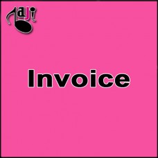 Invoice for 5 Customized karaoke