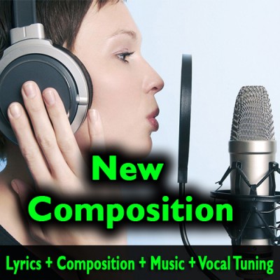 Song Lyrics + Composition + Music Track + Vocal Tuning - High Quality