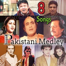 Pakistani Mashup 8 Songs - Karaoke Mp3 - Mix Singers