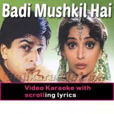 Badi Mushkil Hai Khoya - Video Karaoke Lyrics