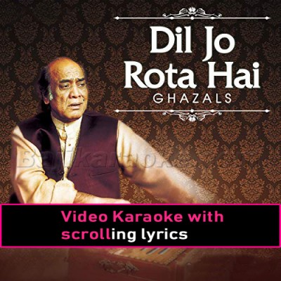 Dil Jo Rota Hai - Video Karaoke Lyrics