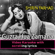 Guzra Hua Zamana Aata Nahin Dobara - Remix - Video Karaoke Lyrics
