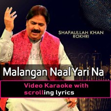 Malangan Naal Yari Na La - Video Karaoke Lyrics