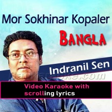 Mor Sokhinar Kopaler - Bangla - Video Karaoke Lyrics