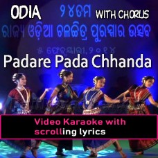 Padare Pada Chhanda - With Chorus - Video Karaoke Lyrics