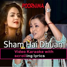 Sham Hai Dhuan Dhuan - Video Karaoke Lyrics