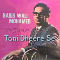 Tani Dheere Se Bolo - Mp3 Karaoke | Habib Wali Mohammad