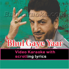 Bhul Gaye Yaar Purane - Video Karaoke Lyrics