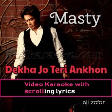 Dekha Jo Teri Aankhon Mein - Video Karaoke Lyrics