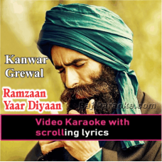 Ramzaan Yaar Diyaan - Video Karaoke Lyrics