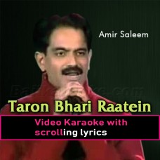 Wo Taron Bhari Raatein - Video Karaoke Lyrics