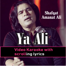 Ya Ali tere har malang di khair - Video Karaoke Lyrics
