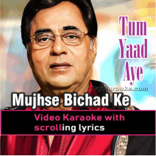 Mujhse Bichhad Ke Khush Rehte Ho - Video Karaoke Lyrics