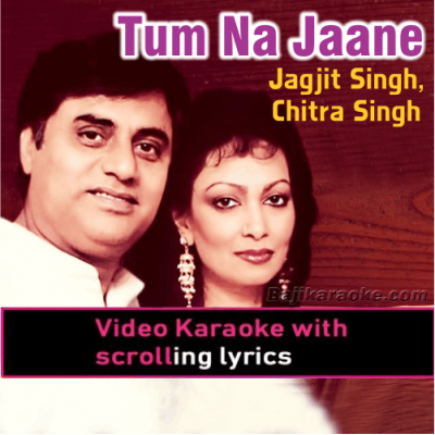 Tum Na Jaane Kis Jahan - Video Karaoke Lyrics