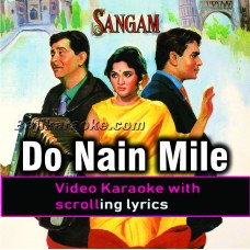 Do nain mile - Video Karaoke Lyrics | Akhlaq Ahmed