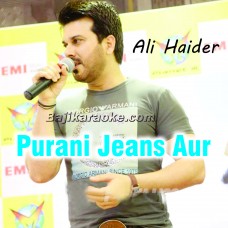 Purani jeans aur guitar - Karaoke Mp3 | Ali Haider