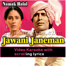 Jawani janeman - Video Karaoke Lyrics