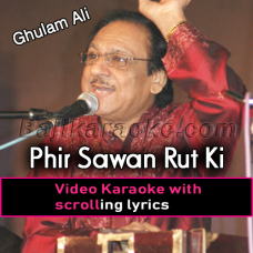 Phir sawan rut ki pawan - Video Karaoke Lyrics