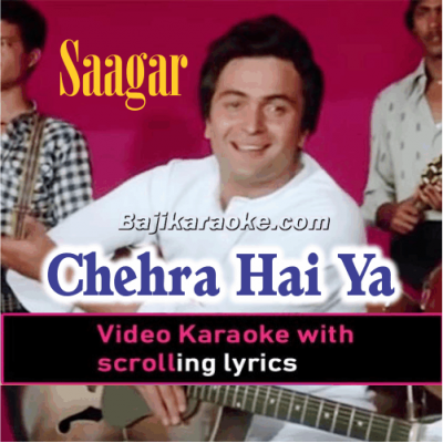 Chehra hai ya chand khila - Video Karaoke Lyrics
