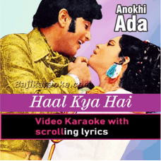 Haal Kya Hai Dilon Ka Na Poocho - Video Karaoke Lyrics