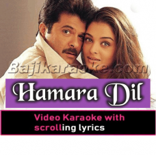 Hamara Dil Aapke Paas Hai - Video Karaoke Lyrics
