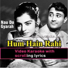 Hum hain rahi pyar ke - Video Karaoke Lyrics