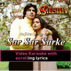 Sar Se Sarke - Video Karaoke Lyrics
