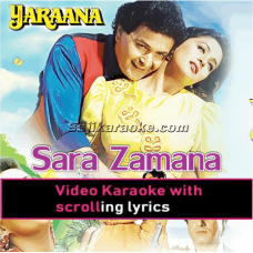 Sara Zamana Haseeno Ka Dewaana - Video Karaoke Lyrics