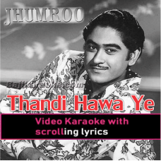 Thandi Hawa Ye - Video Karaoke Lyrics