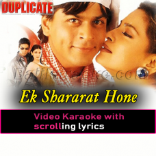Ek Shararat Hone Ko Hai - Video Karaoke Lyrics