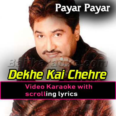 Dekhe Kai Chehre Jahan Mein Magar - Video Karaoke Lyrics