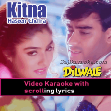 Kitna Haseen Chehra - Video Karaoke Lyrics