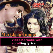 Meri Jaan Tum Pe Sadke - Video Karaoke Lyrics