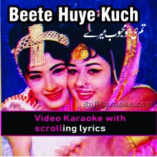 Beete hue kuch din - Video Karaoke Lyrics