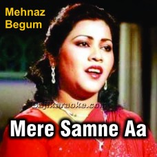 Mere Saamne Aake Chup Jaane Wale - Karaoke  Mp3