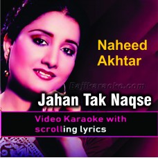Jahan Tere Naqshe Qadam - Video Karaoke Lyrics