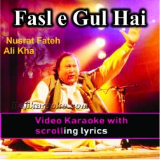 Fasle Gul Hai Saja hai - Video Karaoke Lyrics
