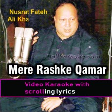 Mere Rashke Qamar - Video Karaoke Lyrics
