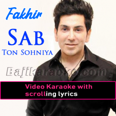 Sab Ton Sonhiye - Video Karaoke Lyrics | Faakhir