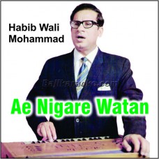 Ae nigare watan tu salamat rahe - Karaoke Mp3 | Habib Wali Mohammad