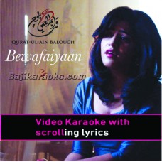 Bewafaiyan - Video Karaoke Lyrics