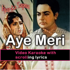 Aye Meri Zindagi Tu Nahin Ajnabi - Video Karaoke Lyrics