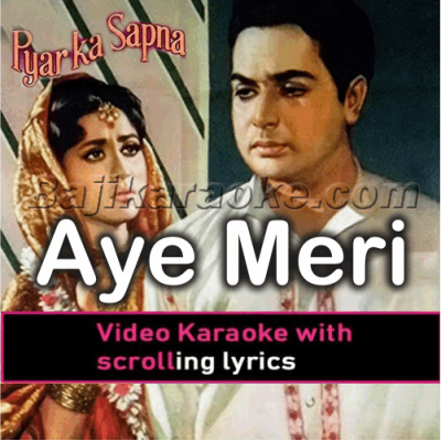 Aye Meri Zindagi Tu Nahin Ajnabi - Video Karaoke Lyrics