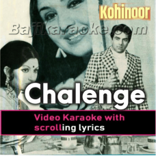 Chalenge Teer Jab Dil Par - Video Karaoke Lyrics