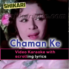 Chaman Ke Phool Bhi Tujhko - Video Karaoke Lyrics