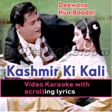 Deewana Hua Badal - Version 2 - Video Karaoke Lyrics