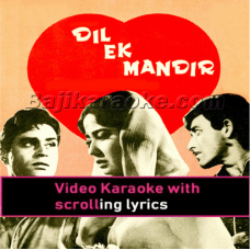 Dil Ek Mandir hai - Video Karaoke Lyrics