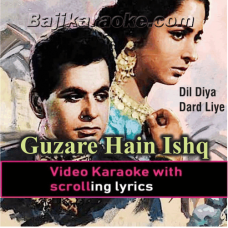 Guzre Hain Aaj Ishq Mein - Video Karaoke Lyrics
