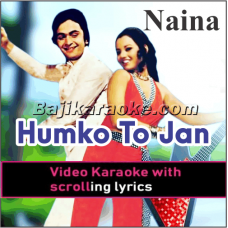 Humko To Jan Se Pyari Hain - Video Karaoke Lyrics